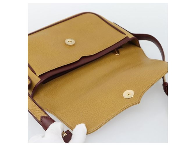 Borsa a Spalla CARTIER in Pelle Oro Giallo Auth 187380 D'oro - vista 10