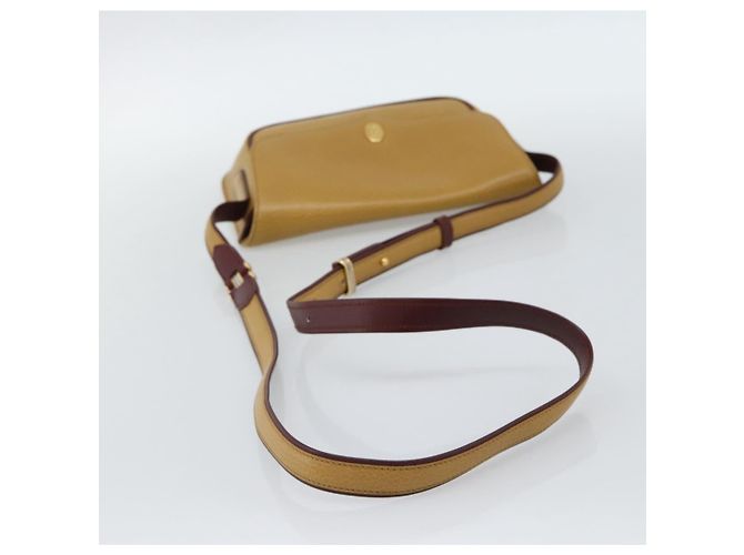 Borsa a Spalla CARTIER in Pelle Oro Giallo Auth 187380 D'oro - vista 7