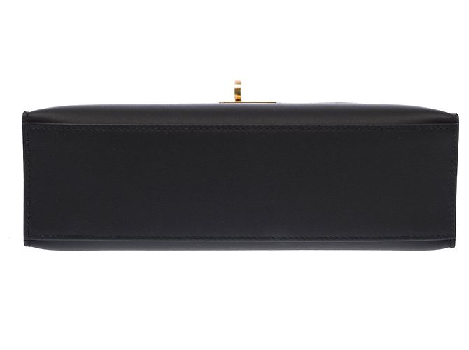 Hermès Borsa HERMES Kelly Mini in Pelle Nera - 103661 Nero - vista 11