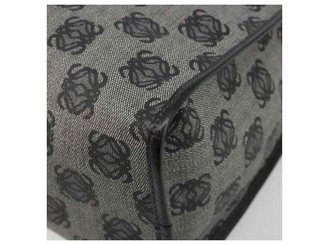 Borsa LOEWE Anagram Amazona 36 in PVC Nero Oro Auth 186081A D'oro - vista 15