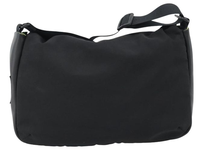Borsa a tracolla CHANEL Sports Line Nylon Nero Argento CC Auth 186205SAV - vista 2