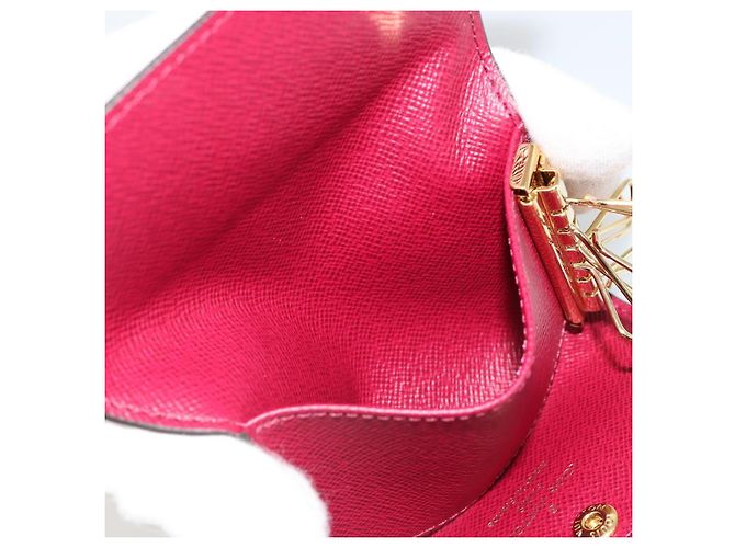 LOUIS VUITTON Monogram Multicles 6 Key Case Fuchsia M60701 LV Auth 186281V Fucsia Monograma - vista 10