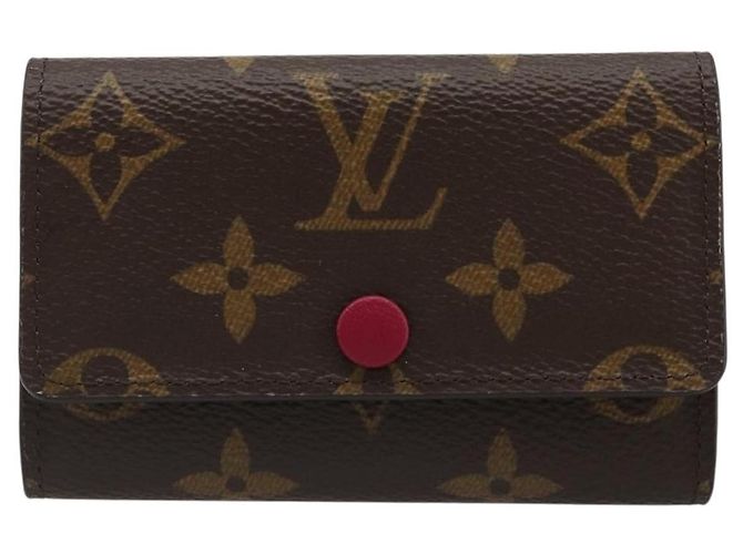 LOUIS VUITTON Monogram Multicles 6 Key Case Fuchsia M60701 LV Auth 186281V Fucsia Monograma - vista 13