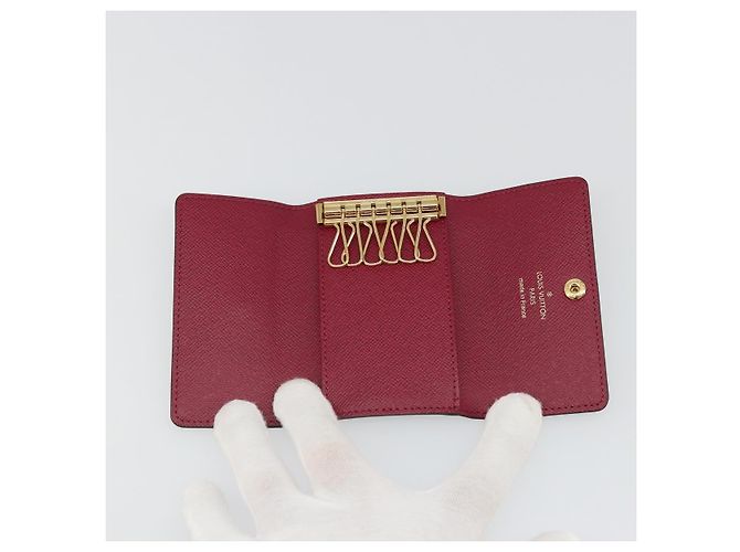 LOUIS VUITTON Monogram Multicles 6 Key Case Fuchsia M60701 LV Auth 186281V Fucsia Monograma - vista 8