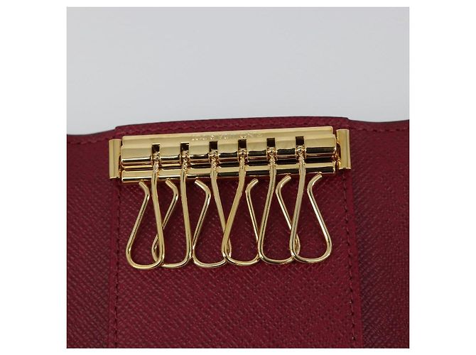 LOUIS VUITTON Monogram Multicles 6 Key Case Fuchsia M60701 LV Auth 186281V Fucsia Monograma - vista 9