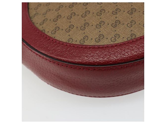 Borsa GUCCI Collaborazione Doraemon Micro GG Supreme PVC Beige 625216 Auth 185736M D'oro - vista 17