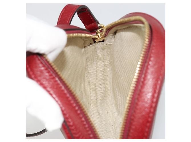 Borsa GUCCI Collaborazione Doraemon Micro GG Supreme PVC Beige 625216 Auth 185736M D'oro - vista 22