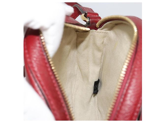 Borsa GUCCI Collaborazione Doraemon Micro GG Supreme PVC Beige 625216 Auth 185736M D'oro - vista 23