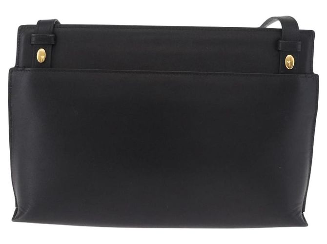 Borsa a tracolla LOEWE Harako Leather Brown Gold Auth 185738A Marrone D'oro - vista 2