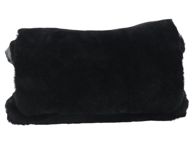 Borsa a Spalla SAINT LAURENT Mouton Black Auth ka4788A Nero - vista 13