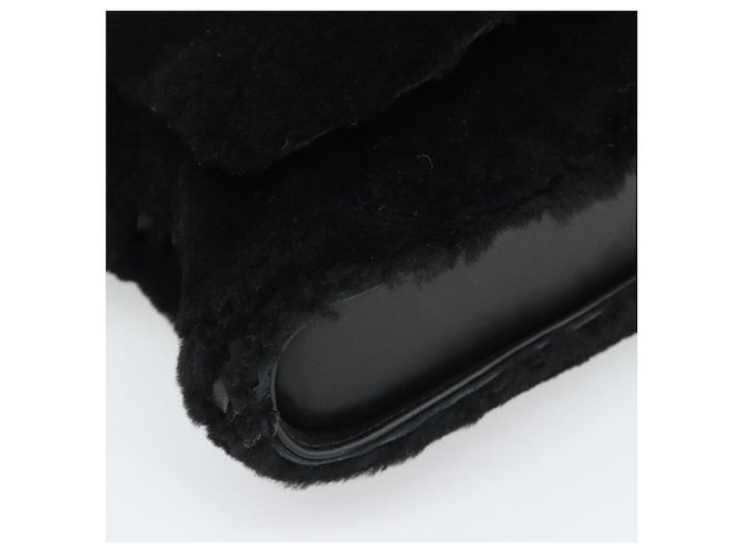 Borsa a Spalla SAINT LAURENT Mouton Black Auth ka4788A Nero - vista 14