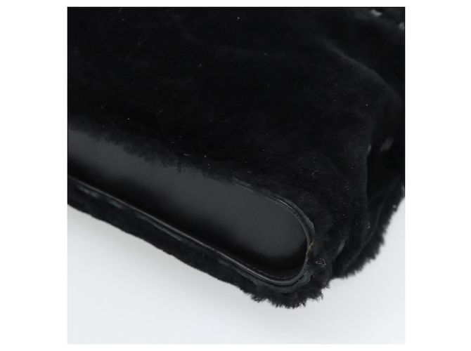 Borsa a Spalla SAINT LAURENT Mouton Black Auth ka4788A Nero - vista 15