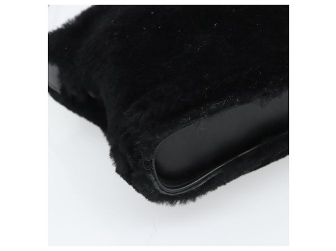 Borsa a Spalla SAINT LAURENT Mouton Black Auth ka4788A Nero - vista 16