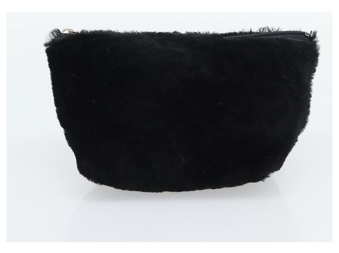 Borsa a Spalla SAINT LAURENT Mouton Black Auth ka4788A Nero - vista 19