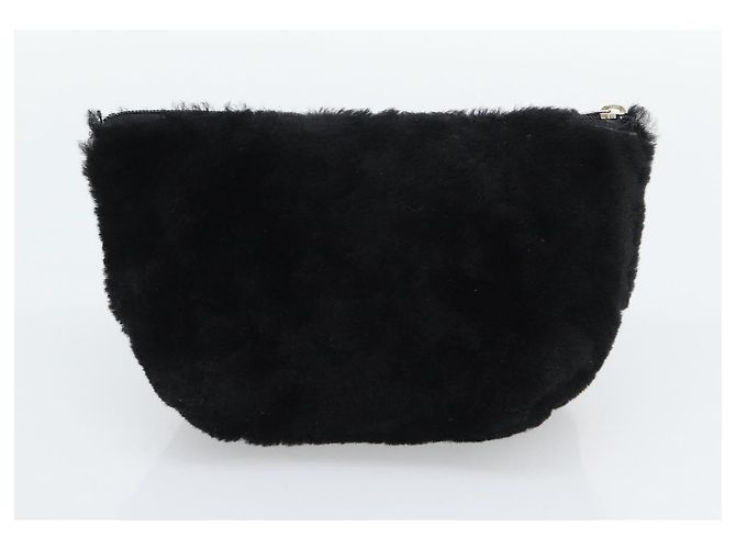 Borsa a Spalla SAINT LAURENT Mouton Black Auth ka4788A Nero - vista 20