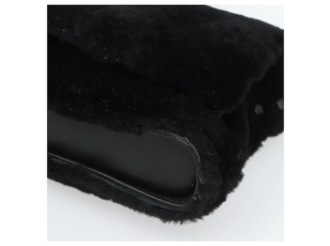 Borsa a Spalla SAINT LAURENT Mouton Black Auth ka4788A Nero - vista 9