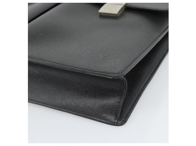 LOUIS VUITTON Taiga Serviette Kazan Business Bag Ardoise M30802 LV Auth 186558 Cinza - vista 9