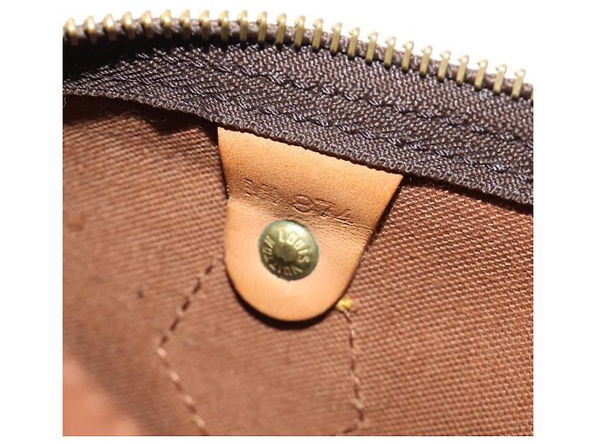 LOUIS VUITTON Borsa Monogram Speedy 25 M41528 LV Auth 186035SAV Monogramma - vista 11