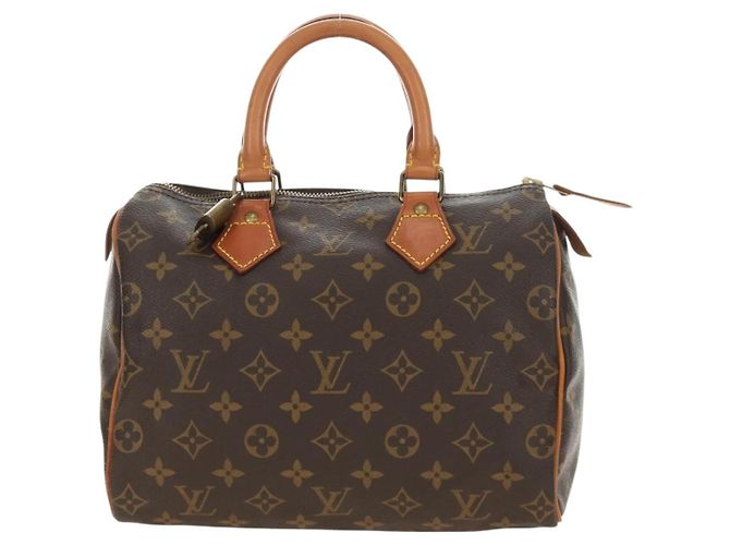 LOUIS VUITTON Borsa Monogram Speedy 25 M41528 LV Auth 186035SAV Monogramma - vista 13