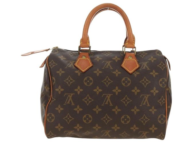 LOUIS VUITTON Borsa Monogram Speedy 25 M41528 LV Auth 186035SAV Monogramma - vista 2