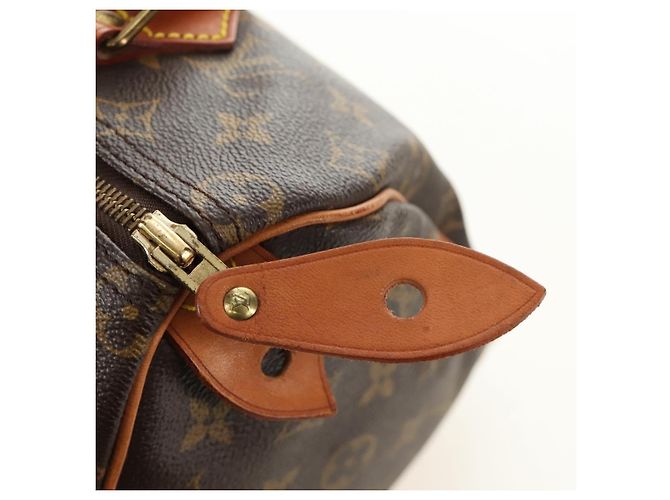 LOUIS VUITTON Borsa Monogram Speedy 25 M41528 LV Auth 186035SAV Monogramma - vista 21