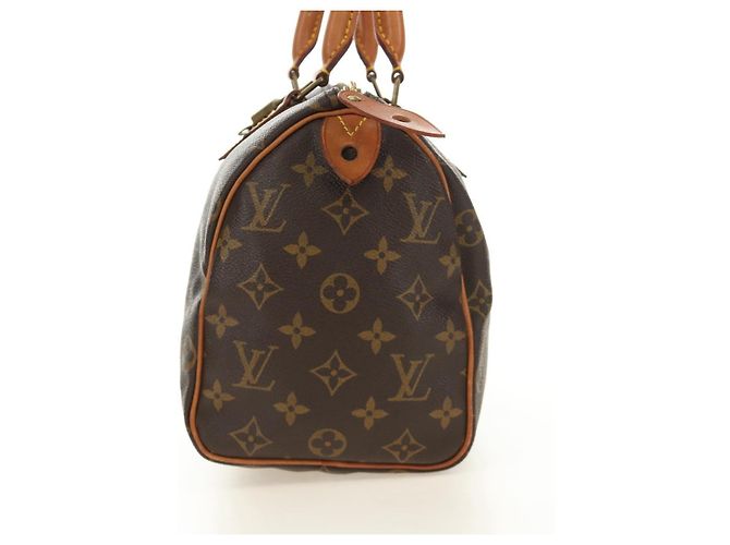LOUIS VUITTON Borsa Monogram Speedy 25 M41528 LV Auth 186035SAV Monogramma - vista 3