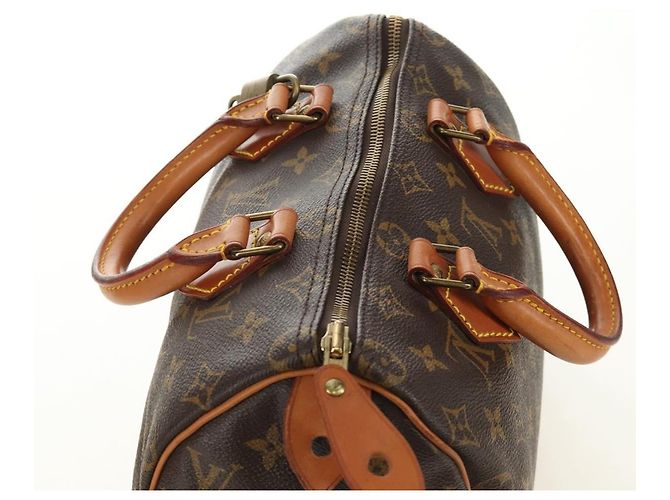 LOUIS VUITTON Borsa Monogram Speedy 25 M41528 LV Auth 186035SAV Monogramma - vista 6