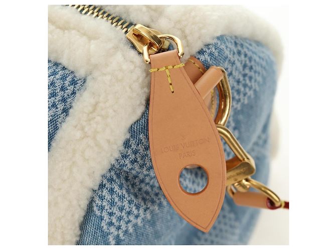 LOUIS VUITTON LV SKI Keepall Bandouliere40 Boston Bag Blue N00111 Auth 185350SM - vista 26