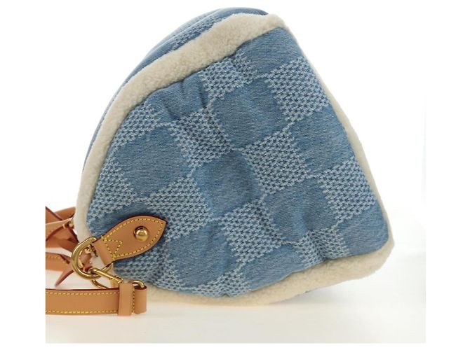 LOUIS VUITTON LV SKI Keepall Bandouliere40 Boston Bag Blue N00111 Auth 185350SM - vista 3