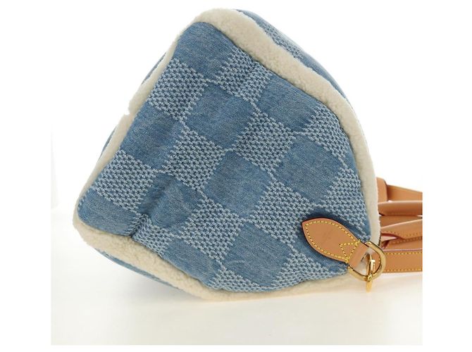 LOUIS VUITTON LV SKI Keepall Bandouliere40 Boston Bag Blue N00111 Auth 185350SM - vista 4