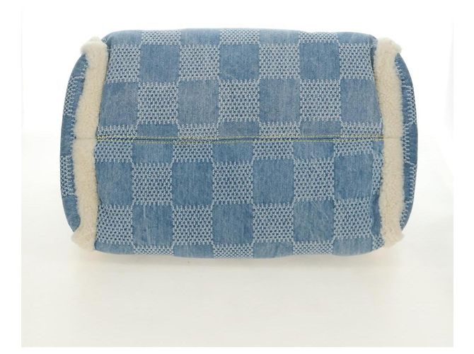 LOUIS VUITTON LV SKI Keepall Bandouliere40 Boston Bag Blue N00111 Auth 185350SM - vista 5