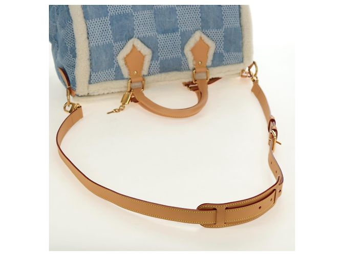 LOUIS VUITTON LV SKI Keepall Bandouliere40 Boston Bag Blue N00111 Auth 185350SM - vista 8