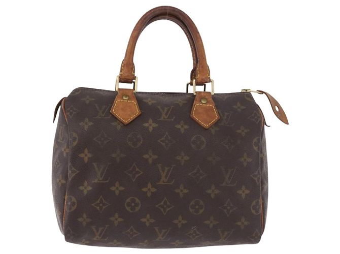 LOUIS VUITTON Borsa Monogram Speedy 25 M41528 LV Auth 187650 Monogramma - vista 13