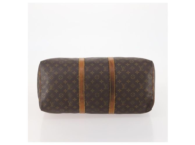 LOUIS VUITTON Borsa Boston Monogram Keepall 50 M41426 LV Auth 183206 Monogramma - vista 5