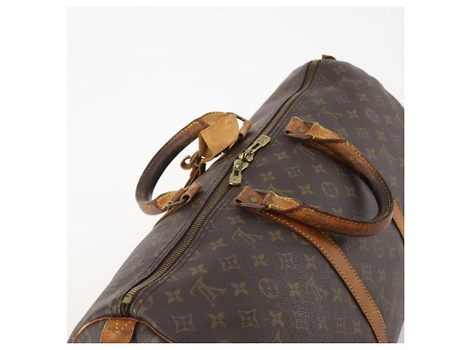 LOUIS VUITTON Borsa Boston Monogram Keepall 50 M41426 LV Auth 183206 Monogramma - vista 6