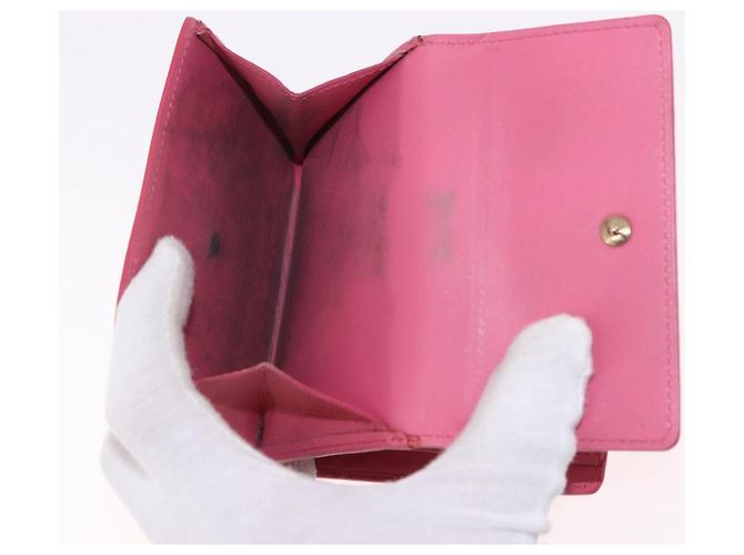 LOUIS VUITTON Vernis Porte Monnaie Bier Cartes Crdit Wallet M9139F Auth 185819 - vista 10