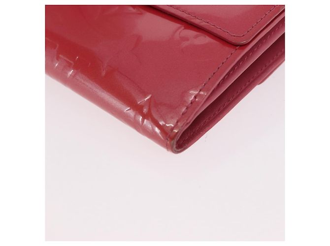 LOUIS VUITTON Vernis Porte Monnaie Bier Cartes Crdit Wallet M9139F Auth 185819 - vista 14