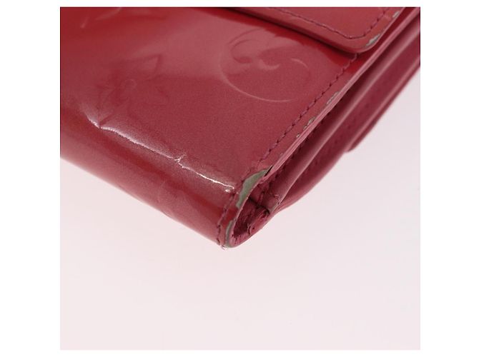 LOUIS VUITTON Vernis Porte Monnaie Bier Cartes Crdit Wallet M9139F Auth 185819 - vista 16
