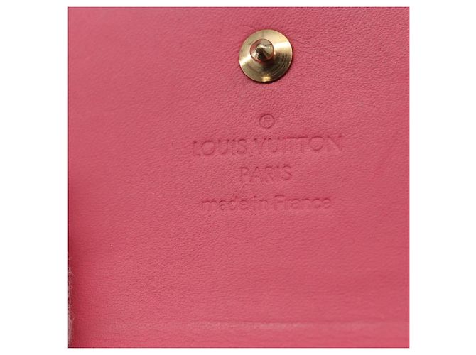 LOUIS VUITTON Vernis Porte Monnaie Bier Cartes Crdit Wallet M9139F Auth 185819 - vista 17