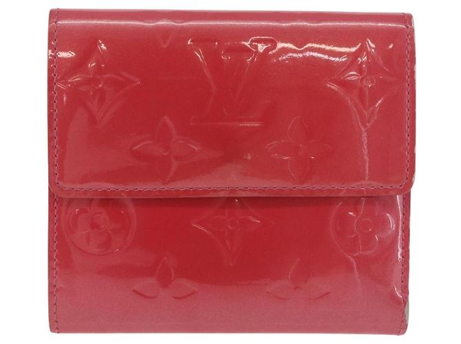 LOUIS VUITTON Vernis Porte Monnaie Bier Cartes Crdit Wallet M9139F Auth 185819 - vista 2
