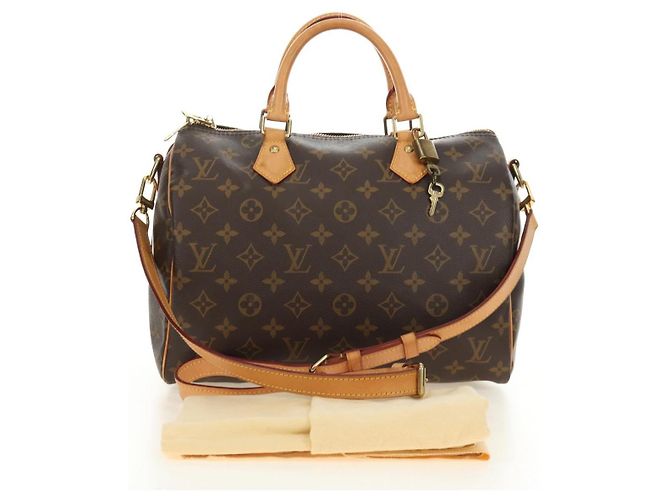 LOUIS VUITTON Borsa Monogram Speedy Bandouliere 30 M40391 LV Auth 185349SAV Monogramma - vista 12