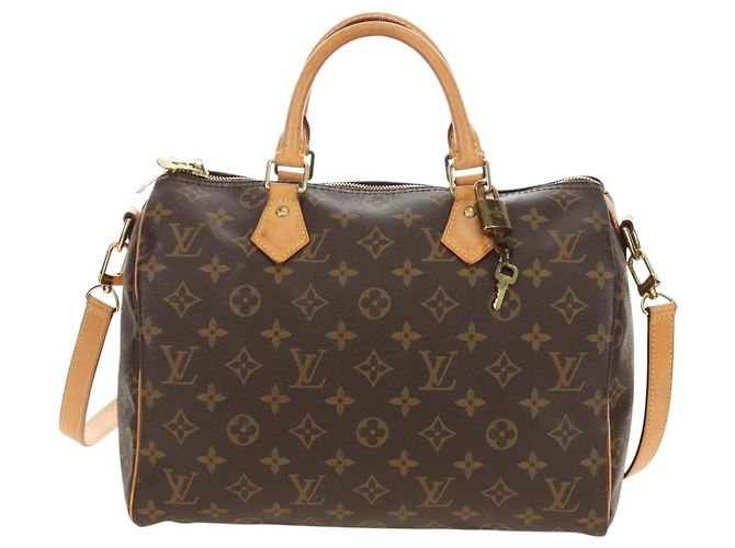 LOUIS VUITTON Borsa Monogram Speedy Bandouliere 30 M40391 LV Auth 185349SAV Monogramma - vista 13