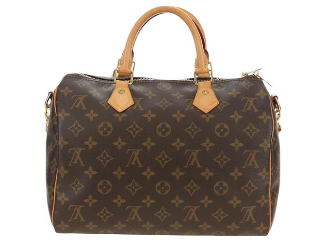 LOUIS VUITTON Borsa Monogram Speedy Bandouliere 30 M40391 LV Auth 185349SAV Monogramma - vista 2