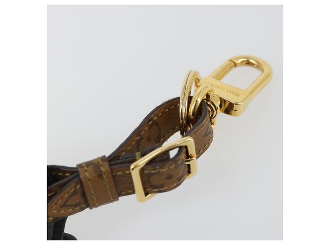 LOUIS VUITTON Catgram Porte Cles Porto Address Charm Black MP2281 Auth 185764M Nero - vista 10