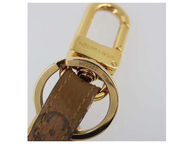 LOUIS VUITTON Catgram Porte Cles Porto Address Charm Black MP2281 Auth 185764M Nero - vista 11