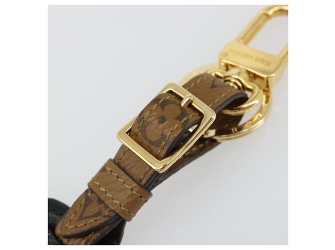 LOUIS VUITTON Catgram Porte Cles Porto Address Charm Black MP2281 Auth 185764M Nero - vista 14