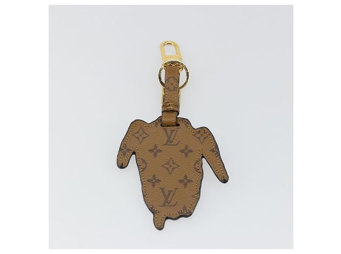 LOUIS VUITTON Catgram Porte Cles Porto Address Charm Black MP2281 Auth 185764M Nero - vista 5
