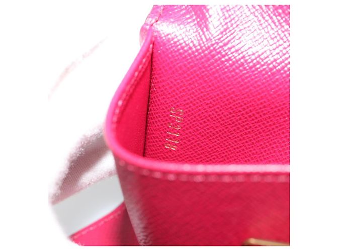 LOUIS VUITTON Monogram Multicles 6 Key Case Fuchsia M60701 LV Auth 186280V Fucsia Monograma - vista 11