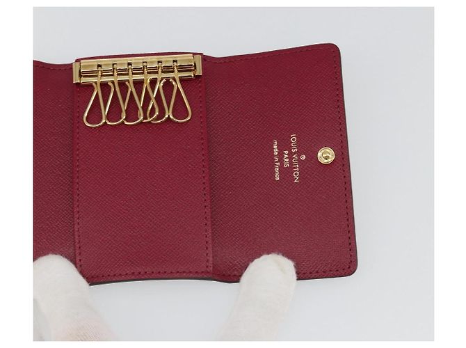LOUIS VUITTON Monogram Multicles 6 Key Case Fuchsia M60701 LV Auth 186280V Fucsia Monograma - vista 20