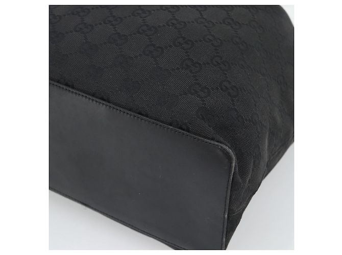 Borsa a Spalla GUCCI Tela Nera 90644 Auth 187767 Nero - vista 14